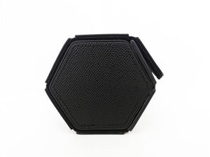 Hexagon watch roll - Epsom Leather with black interior