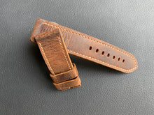 Load image into Gallery viewer, Panerai crazy horse brown leather 24/24
